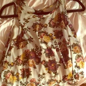 Cute floral crop top